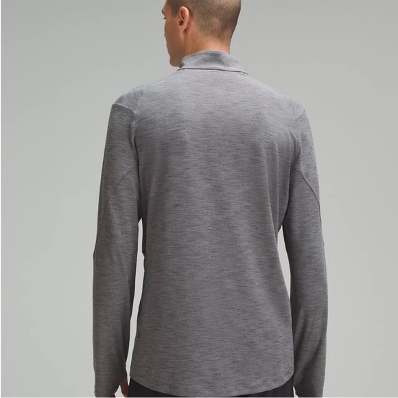Lululemon Surge Warm Half-Zip Heathered Grey - Picture 2 of 4